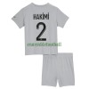 Maillot de Supporter Paris Saint-Germain Hakimi 2 Extérieur 2022-23 Pour Enfant